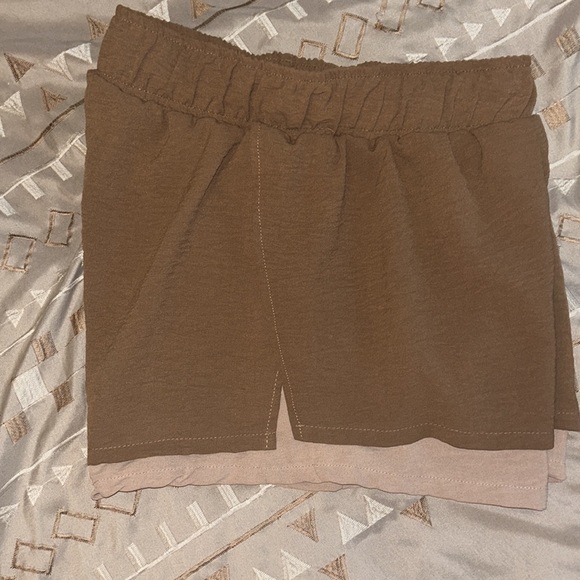 Altar’d State Revival Brown Athletic Shorts (M) - Picture 3 of 4